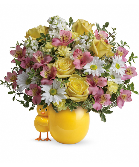 Sweet Peep Bouquet - Baby Pink
