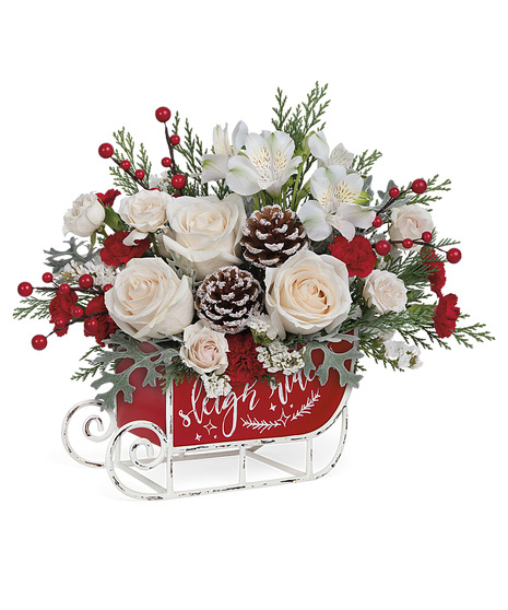 Frosted Sleigh Bouquet